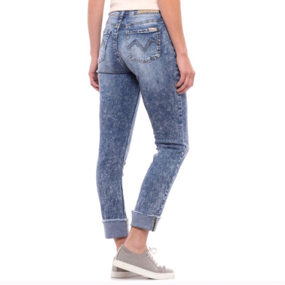 Seven Women’s Jeans High Cuff Aruba Blue - 4 - Picture 3 of 7